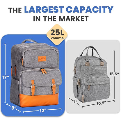 PILLANI Baby Diaper Bag Backpack - Image 7