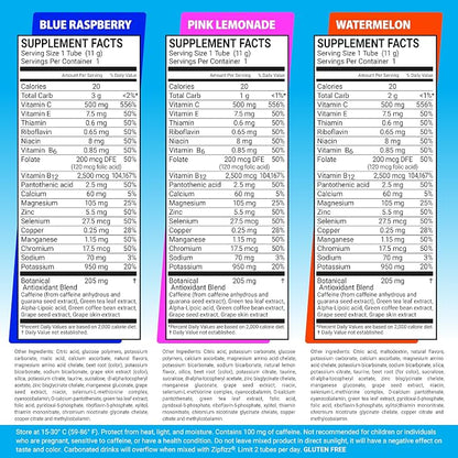 Zipfizz Daily Energy Drink Powder, Variety Pack, 15 Pack | 3-in-1 Sustained - Image 10
