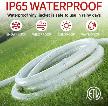 Skrizcable 16/3 50 FT Outdoor Extension Cord Waterproof, Weatherproof & Flame - Image 7