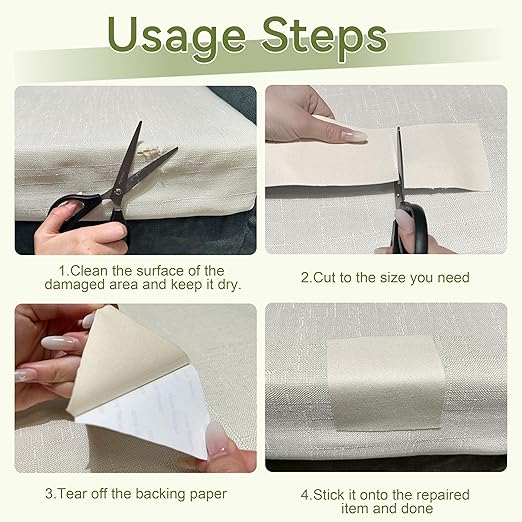 Besezx Canvas Repair Tape, Outdoor Gear Patch, 3x79 Inches, Waterproof - Image 5
