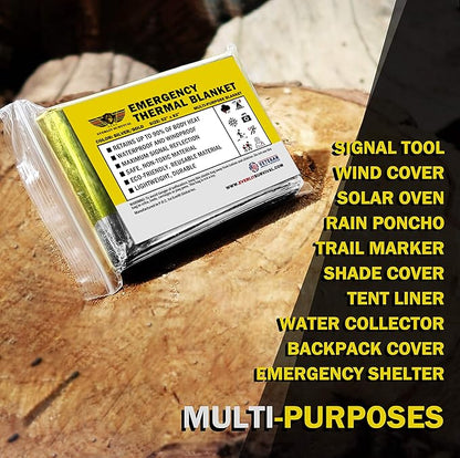 EVERLIT Emergency Mylar Thermal Blankets -Space Blanket Survival kit Camping - Image 5