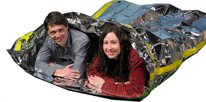 Emergency Thermal Mylar 2 Person Sleeping Bags -Ultra Compact - Image 6
