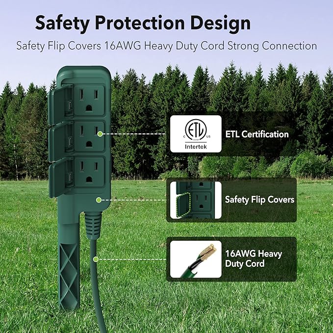 HBN Outdoor Power Stake Waterproof - Image 2