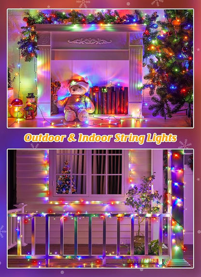 Brightown Solar Christmas Lights Outdoor, 4 Pack Total 184FT 480 LED Solar - Image 6
