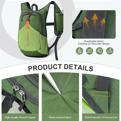 FIORETTO 15L Hiking Backpack for Women Men Mini Packable Backpack Lightweight - Image 7