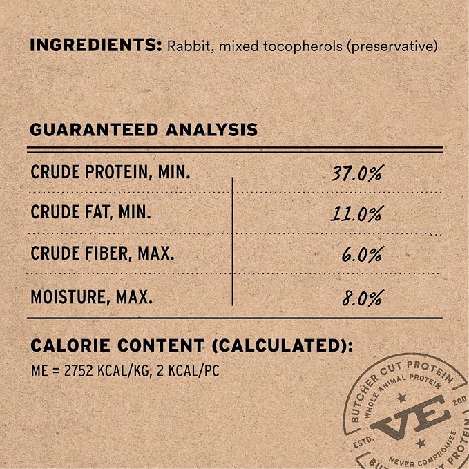 Vital Essentials Freeze Dried Cat Treats | Rabbit Bites, Single Protein | - Image 3