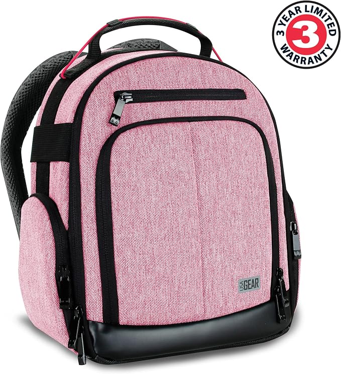 USA Gear Audio Equipment Backpack Fits Audio-Technica System 10, Shure BLX4 - Image 6