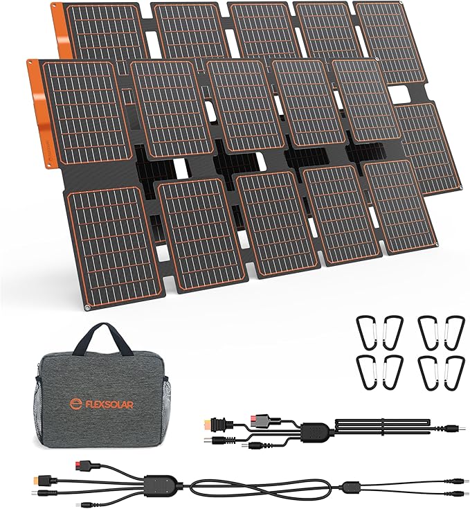 FlexSolar 2 PCS 100W Portable Solar Panels Chargers by FlexSolar