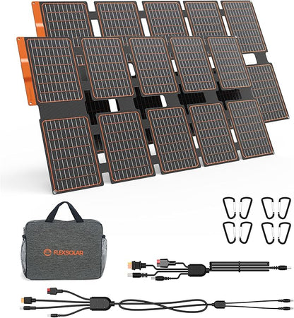 FlexSolar 2 PCS 100W Portable Solar Panels Chargers by FlexSolar