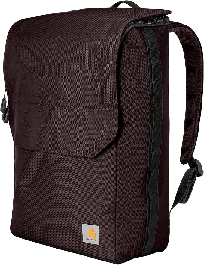 Carhartt 21L Top-Load Backpack, Durable Water Resistant Coated Canvas Base W/ by Carhartt