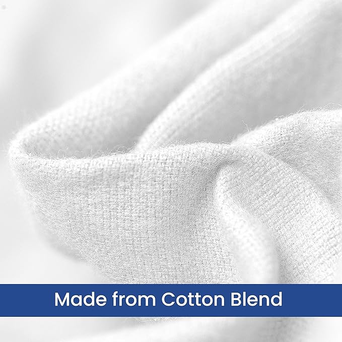 Linteum Textile Cotton Blended Hospital Patient Bath Blanket, Bed Bath Sheet - Image 2