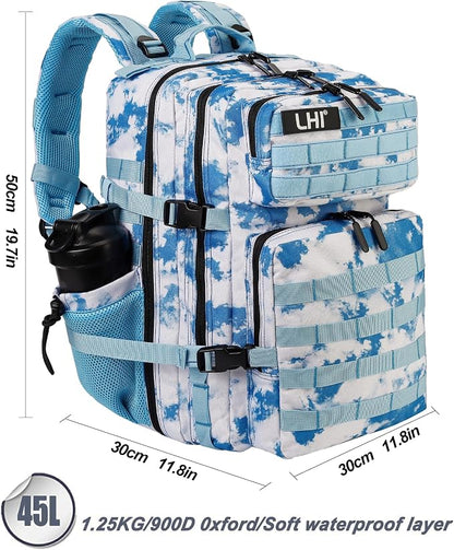 LHI Military Tactical Backpack for Men and Women 45L Army 3 Days Assault Pack - Image 3