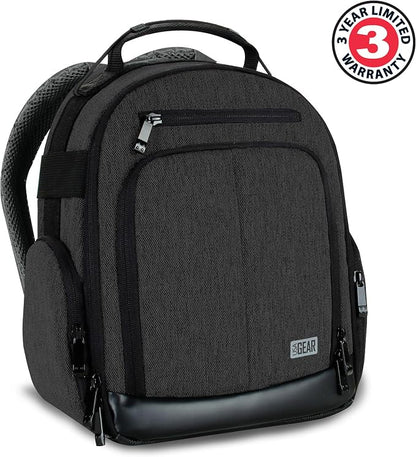 USA Gear Audio Equipment Backpack Fits Audio-Technica System 10, Shure BLX4 - Image 6