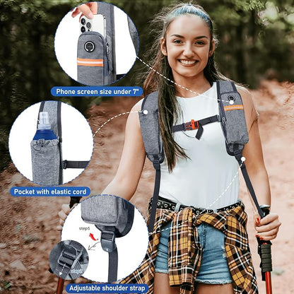 FIORETTO 15L Hiking Backpack for Women Men Mini Packable Backpack Lightweight - Image 2