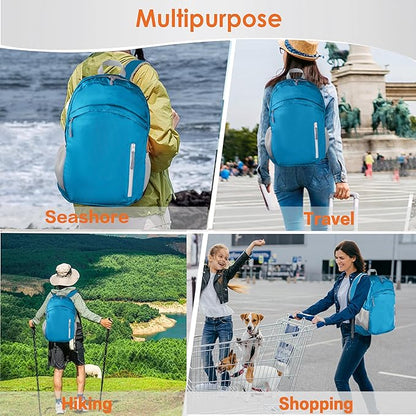 Waterproof Foldable Backpack Dry Storage Lightweight Daypack 35L Outdoor - Image 5