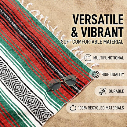 Hydration Nation Authentic Extra Large Mexican Blanket - Image 2