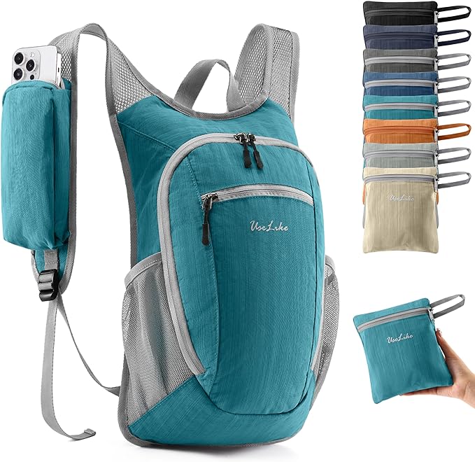 Uselike 10L Small Hiking Backpack Travel Daypack Lightweight Packable Back Pack by Uselike