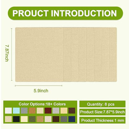 Besezx Canvas Repair Patch, Outdoor Gear Patch, 7.87x5.9 Inches 8PCS, - Image 2