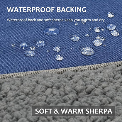 Tirrinia Large Waterproof Outdoor Blanket, Soft Warm Windproof Stadium Blanket - Image 2