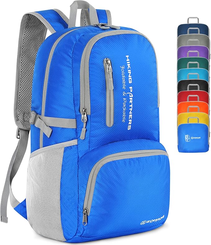 ZOMAKE Lightweight Packable Backpack, 35L Light Foldable Hiking Backpacks Water by ZOMAKE