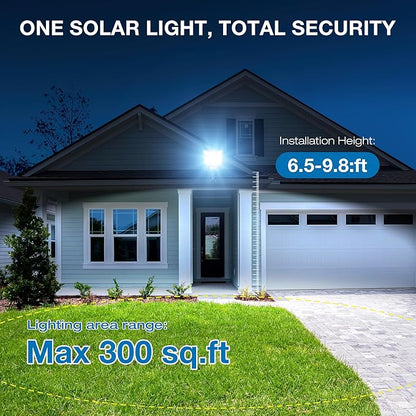 Solar Lights Outdoor, IP66 Waterproof Solar Street Lights Outdoor, 6500K LED - Image 2
