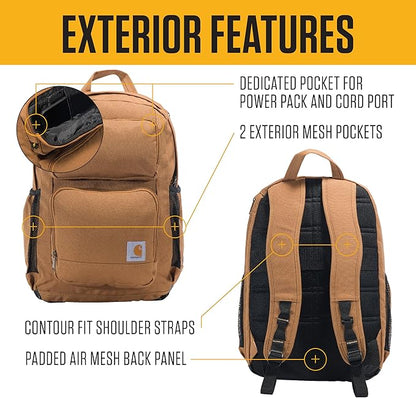 Carhartt 28L Dual-Compartment Backpack, Durable Pack - Image 2
