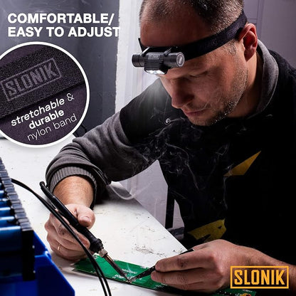 SLONIK Rechargeable Headlamp for Adults - Image 6