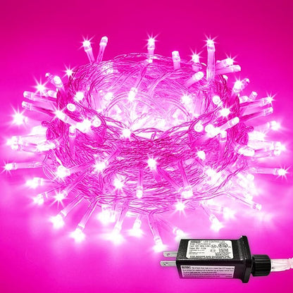 JMEXSUSS 66 Ft Connectable Pink Lights by JMEXSUSS