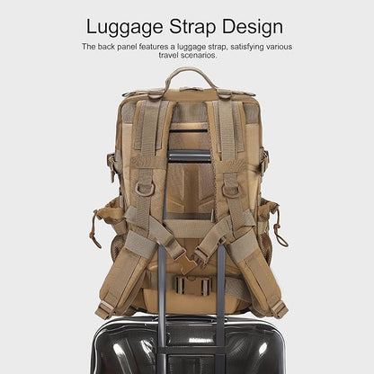LHI Military Tactical Backpack for Men and Women 45L Army 3 Days Assault Pack - Image 3