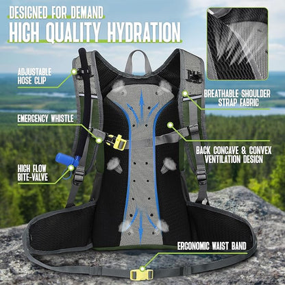 N NEVO RHINO Hydration Backpack, 18L Multipurpose Hiking Backpack - Image 4