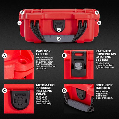 NANUK 903 Waterproof First Aid Box Empty – Durable, Medical First Aid Organizer - Image 4