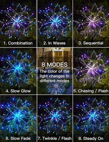suddus Solar Garden Lights Outdoor Waterproof Decorative, Solar Fairy Lights - Image 5