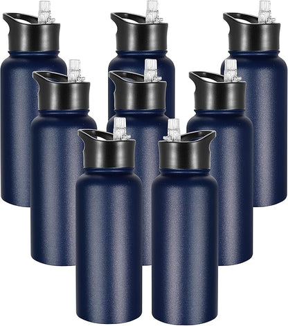 VEGOND 32 oz Insulated Water Bottle Bulk Stainless Steel Metal Water Bottles by VEGOND