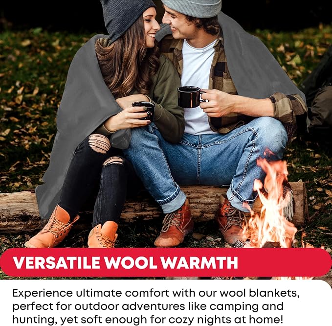 Ever Ready First Aid Military Wool Blanket - Image 4