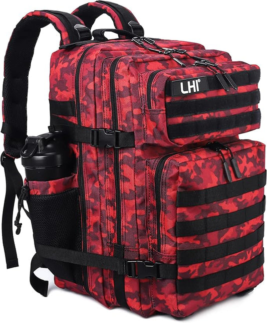 LHI Military Tactical Backpack for Men Molle Daypack 45L Army 3 Days Assault by LHI