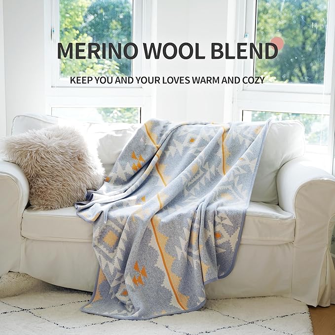 ACUSHLA Merino Wool Blend Blanket - Image 4