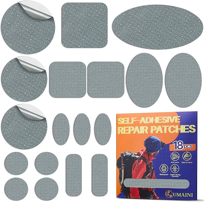 Down Jacket Repair Patch Kit, Outdoor Gear Tenacious Repair Tape, Self Adhesive by Unknown