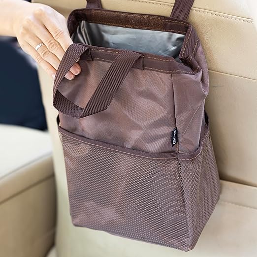 Ginsco New Leak-Proof Travel Trash Bag, Hanging Car Trash Can by Ginsco