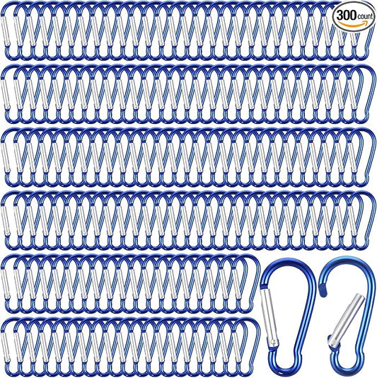 Yaocom 300 Pcs 2" Carabiner Bulk Small Carabiner Clip by Yaocom