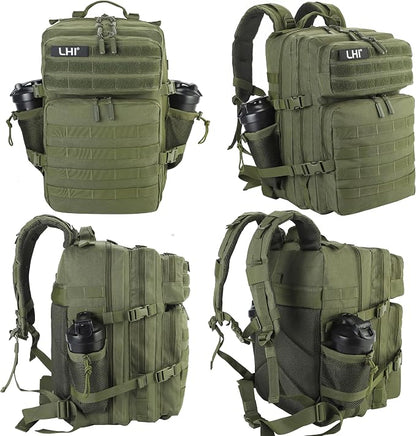 LHI Military Tactical Backpack for Men and Women 45L Army 3 Days Assault Pack - Image 2
