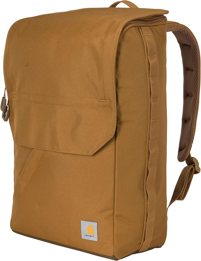 Carhartt 21L Top-Load Backpack, Durable Water Resistant Coated Canvas Base W/ by Carhartt