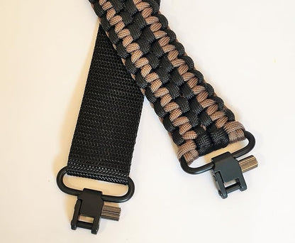 Extra Wide Gun Sling Paracord 550 Adjustable w/Swivels - Image 3