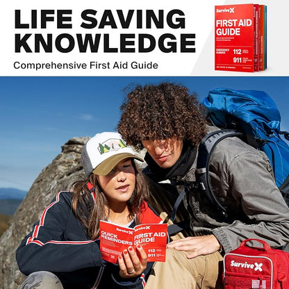 SurviveX Small First Aid Kit for Car, Travel & Home - Image 9