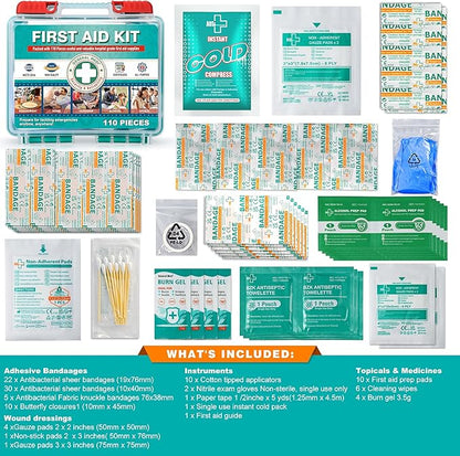 General Medi 110 Pieces Small First Aid Kit - Image 2