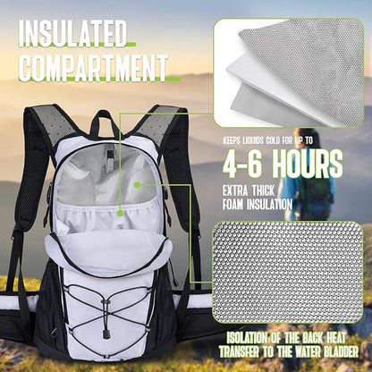 N NEVO RHINO Hydration Backpack, 18L Multipurpose Hiking Backpack - Image 3