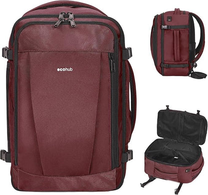 ECOHUB Travel Backpack 18x14x8 Spirit Airlines Personal Item Bag Carry On by ECOHUB