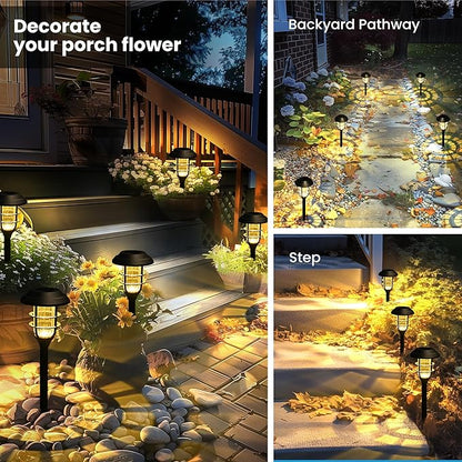 SOLPEX Solar Lights for Outside, Solar Outdoor Pathway Garden Lights Waterproof - Image 5