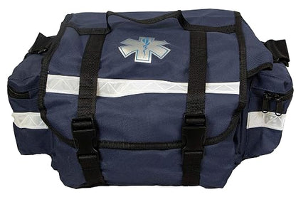 Primacare KB-RO74-B First Responder Trauma Bag, Side Pockets, Reflective Strip - Image 2