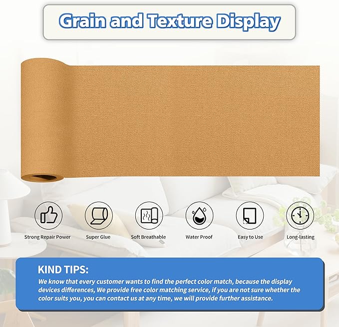 KING MOUNTAIN Canvas Repair Tape, Outdoor Gear Patch, 4×63 Inches, Waterproof - Image 2