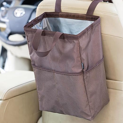 Ginsco New Leak-Proof Travel Car Trash Bag, 3.5 Gallons Large Capacity Hanging by Ginsco